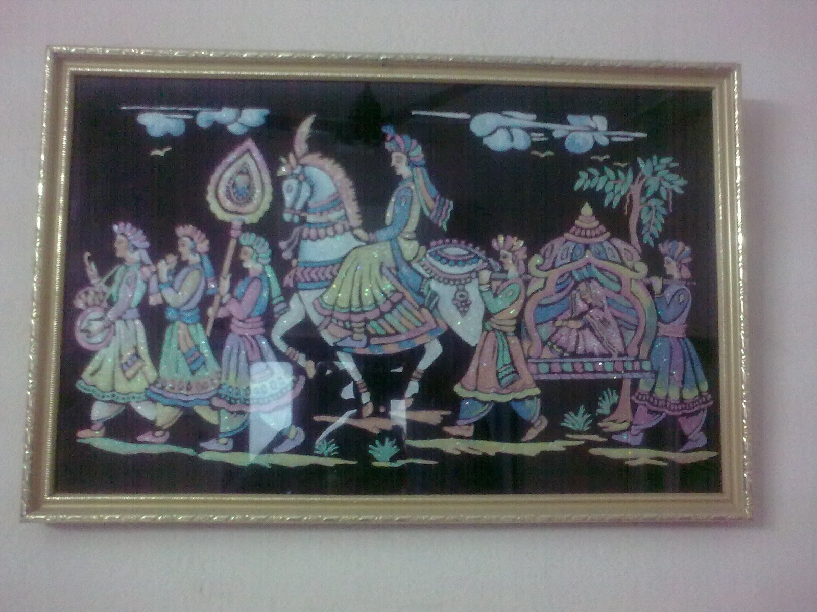 Moonmoon's Leisure Art Velvet Cloth Emboss Painting...