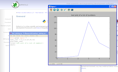 Paul Martin: First plot with python (x,y)