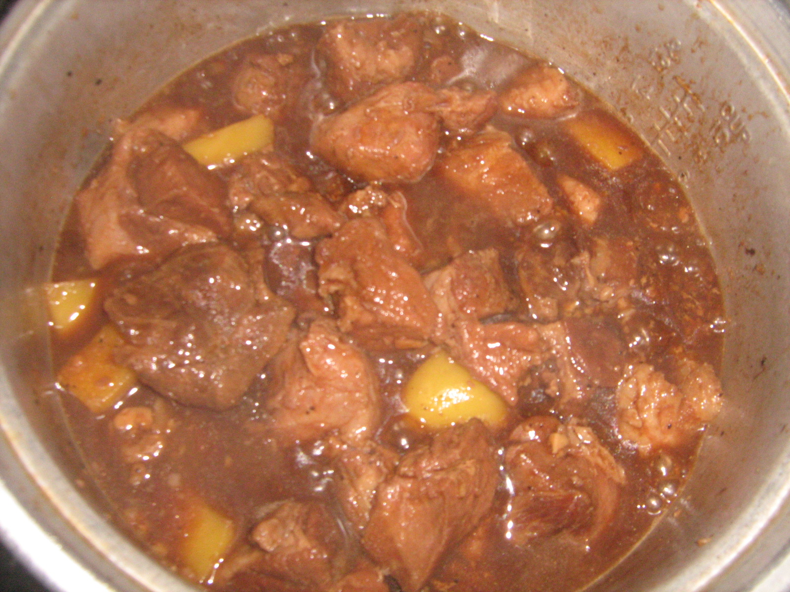PORK ADOBO with OYSTER SAUCE