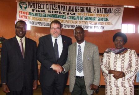 Dignitaries at Project Citizen Malawi Finals, June 21st