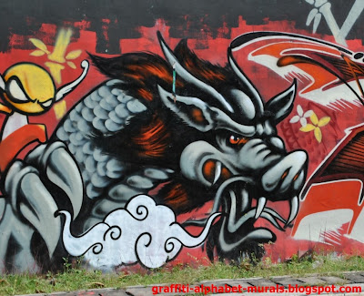 graffiti, dragon graffiti