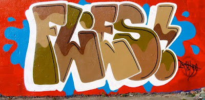 flies, mural graffiti
