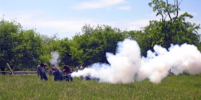 firing cannon