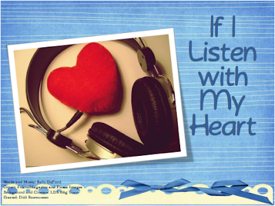 If I Listen With My Heart Flip Chart