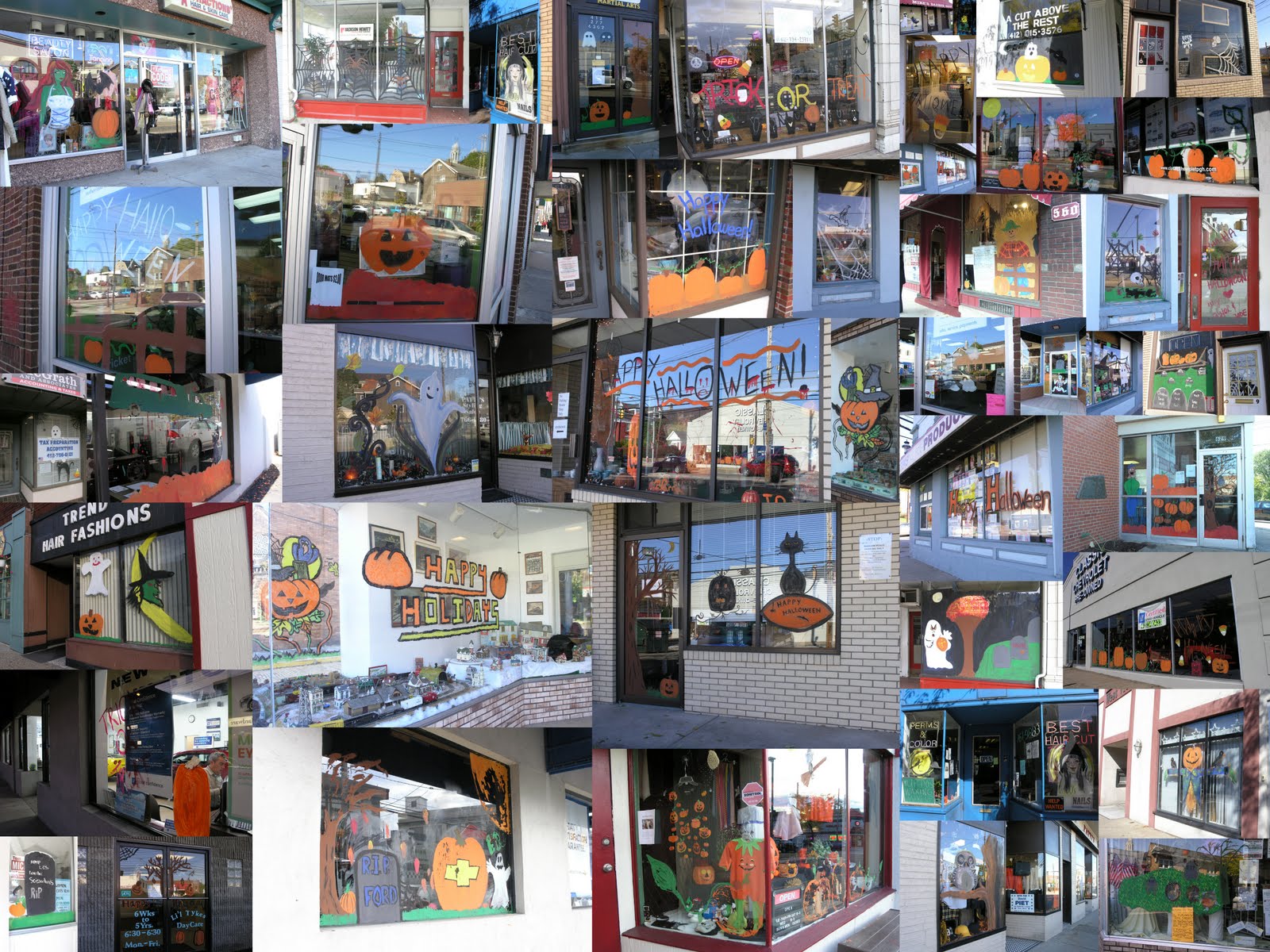 Community News and Notes Northgate ArtHalloween Windows