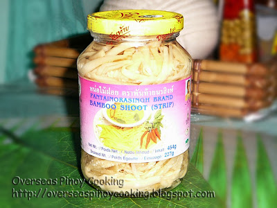 Chicken Curry with Bamboo Shoots - Bottled Banboo Shoots
