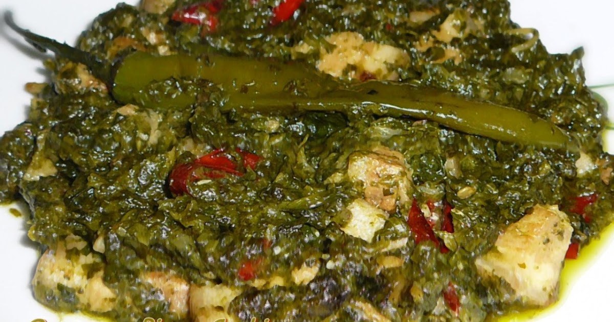 Pork and Spinach in Coconut Milk, Pinoy Laing Style