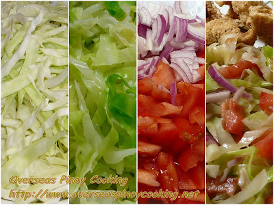 Ensaladang Repolyo with Chicharon