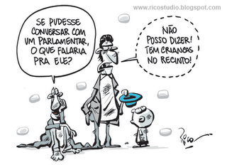 Resultado de imagem para ricos parlamentares charge