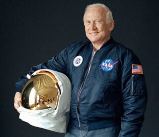 Astronaut Edwin Aldrin
