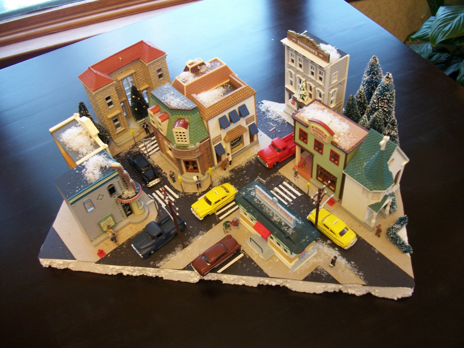 the average designer Displaying Nostalgic Houses and Shops by Hallmark