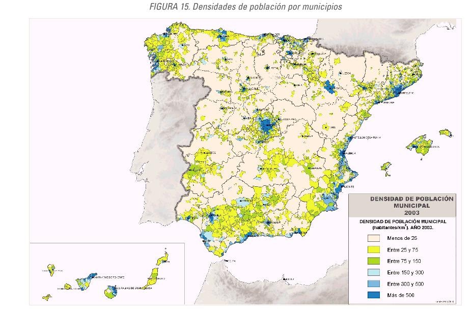Recursos Mapa densidades de población Recursos Mapa densidades de población
