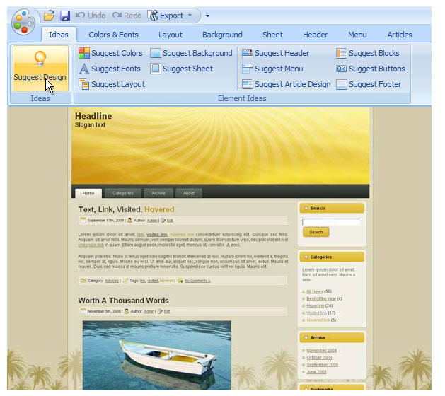 artisteer mobile theme artisteer mobile theme