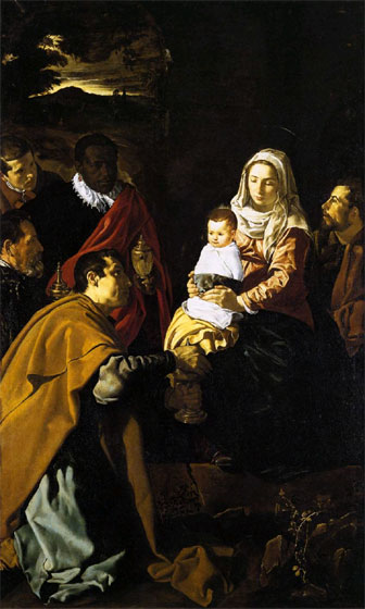 Velázquez: Adoración de los Reyes Magos (1619), Museo del Prado, Madrid