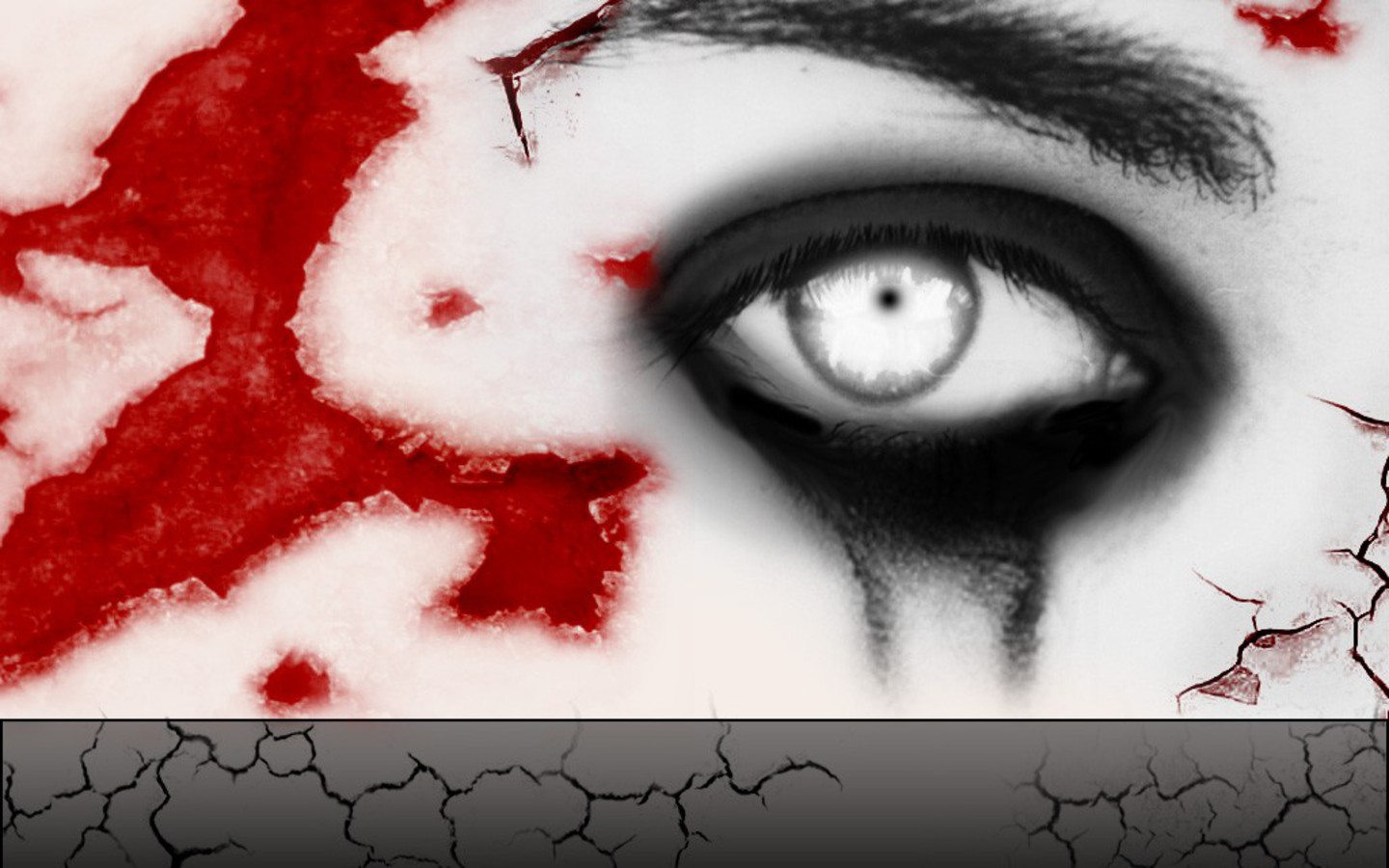 Horror evil eyes in fear Wallpapers 1440x900
Evil Eyes In Dark