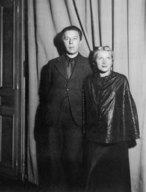 8x10 photo Andre Breton and his wife Jacqueline Lamba Breton 