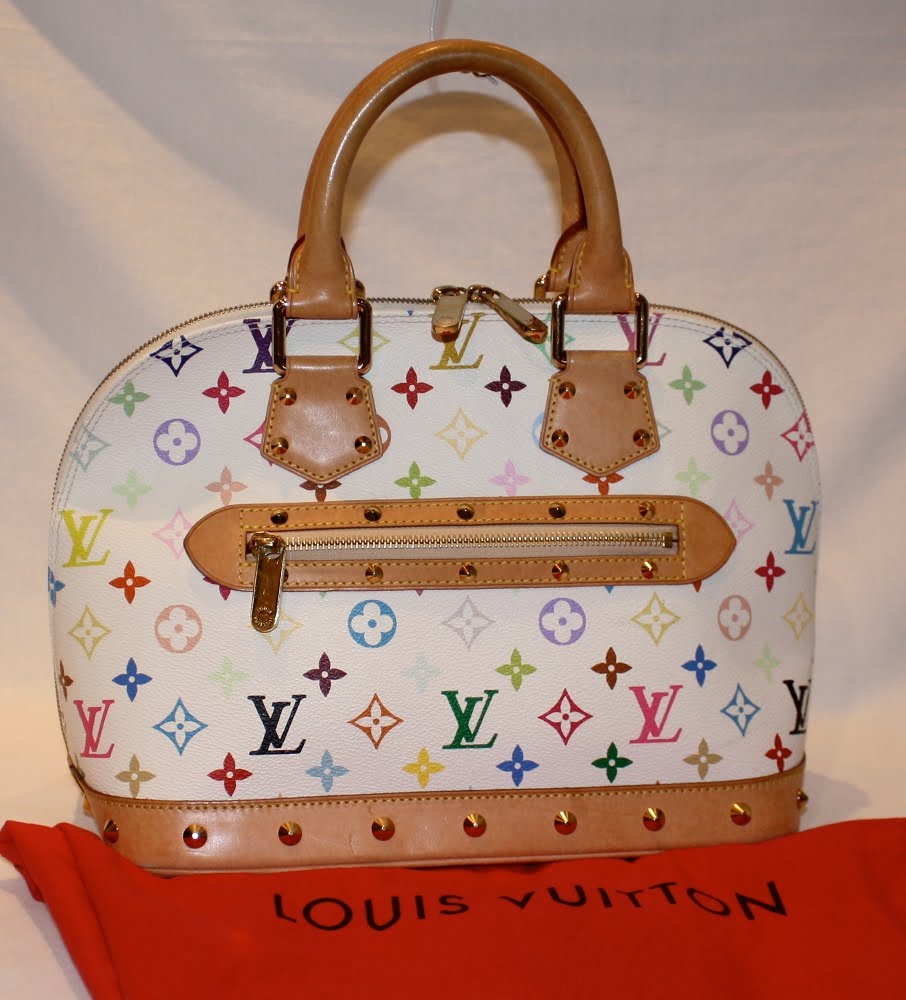 Louis Vuitton White Monogram Multicolore Canvas Alma PM Bag.Very, Lot  #58357, Heritage Auctions