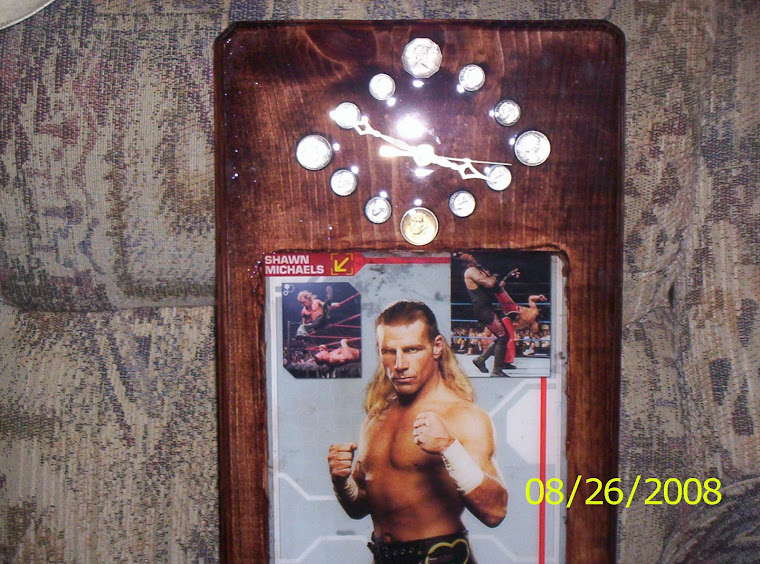 WWE Wrestling Clocks - Click Photo