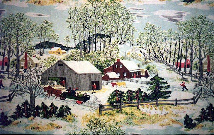 "Early Springtime on the Farm" -Grandma Moses