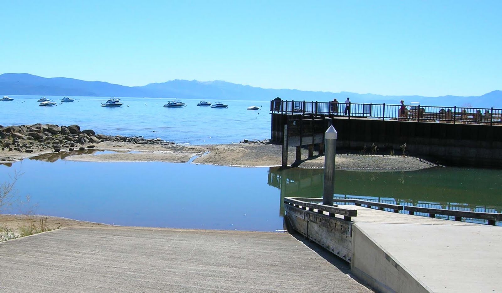 Boating Lake Tahoe Tahoe Vista Rec. Area launch opens
