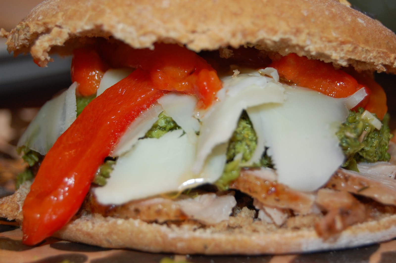 Scratch.Love Roasted Pork Sandwich with Broccoli Rabe, Roasted Red