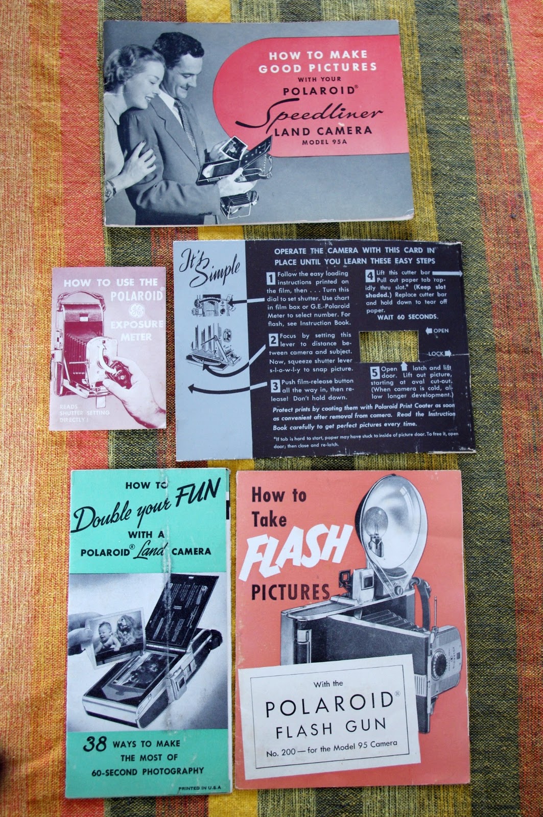 Heather Lucille Polaroid Land Camera Model 95A + Accessories