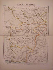 عام 1880م خريطة بلوشستان الشرقية بعد التقسيم