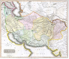 عام 1814 م خريطة بلوشستان المستقلة