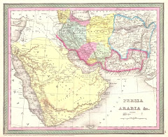 1850م خريطة بلوشستان المستقلة