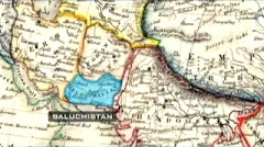 1800 م خريطة بلوشستان المستقلة