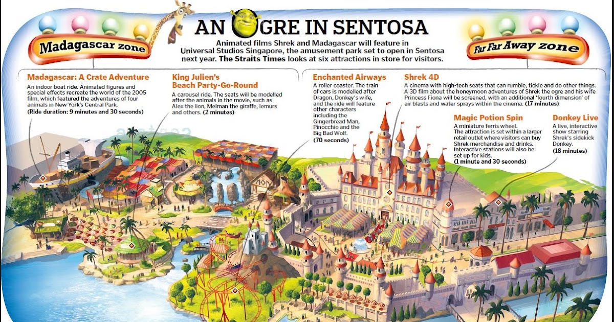 Universal Studios Singapore An Ogre In Sentosa Map of Universal Studios Singapore Universal Studios Singapore An Ogre In Sentosa Map of Universal Studios Singapore