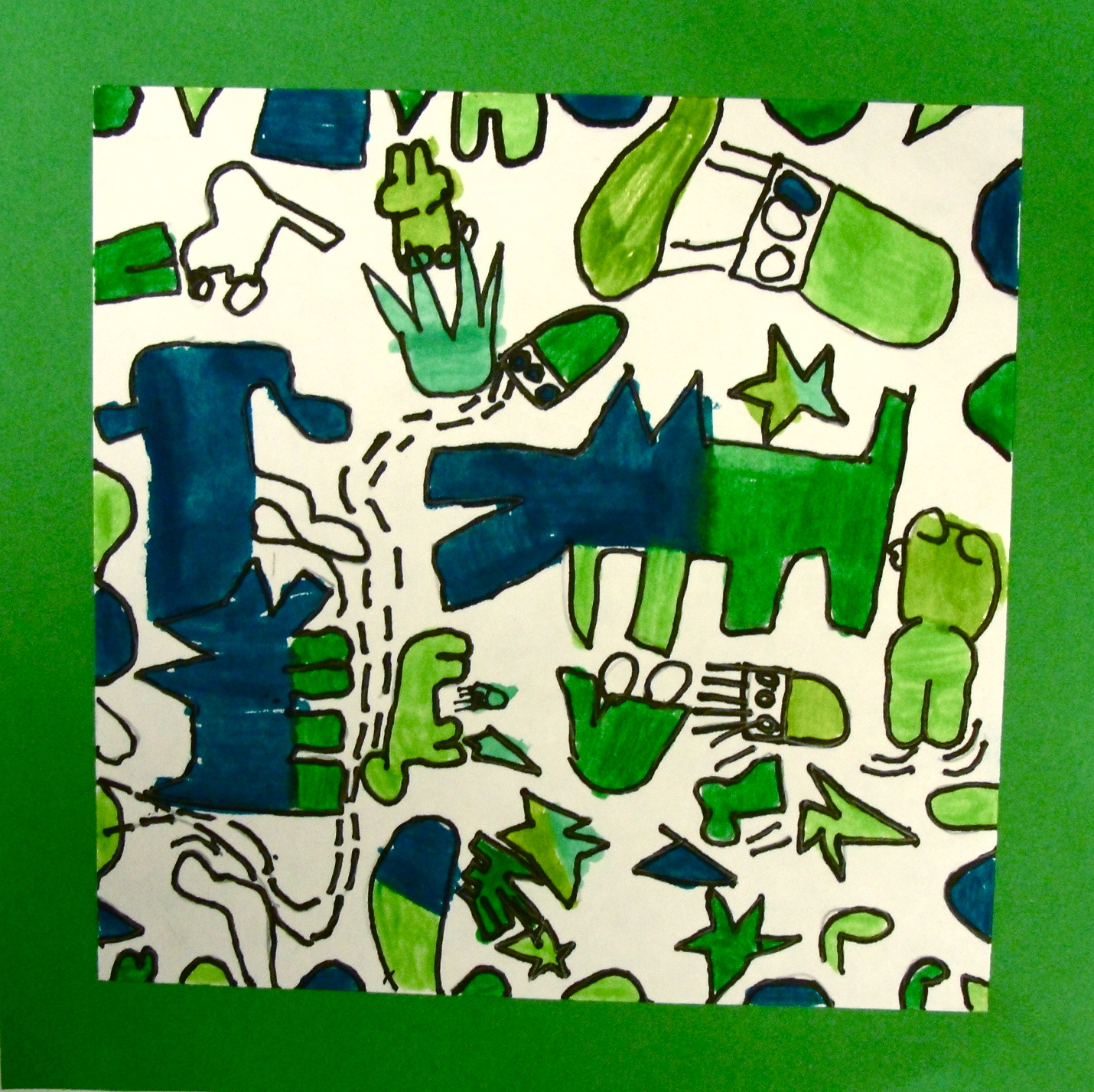 Keith Haring Action Figures Teachkidsart
