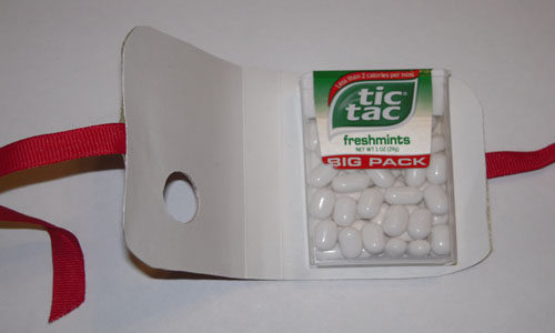 Scrappin' With Phyllis: Snowman Tic Tac Holder