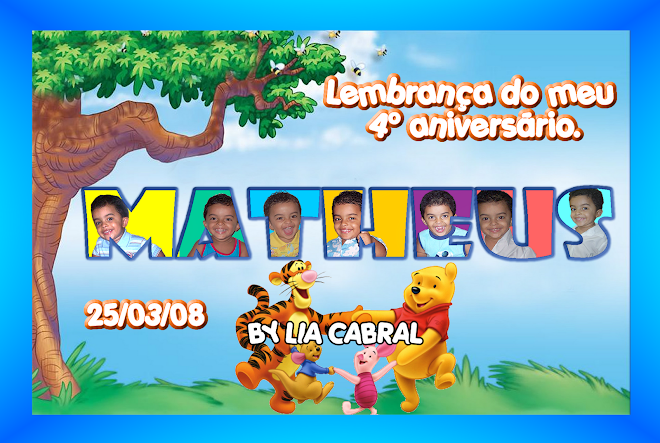 FOTO LEMBRANÇA URSINHO POOH