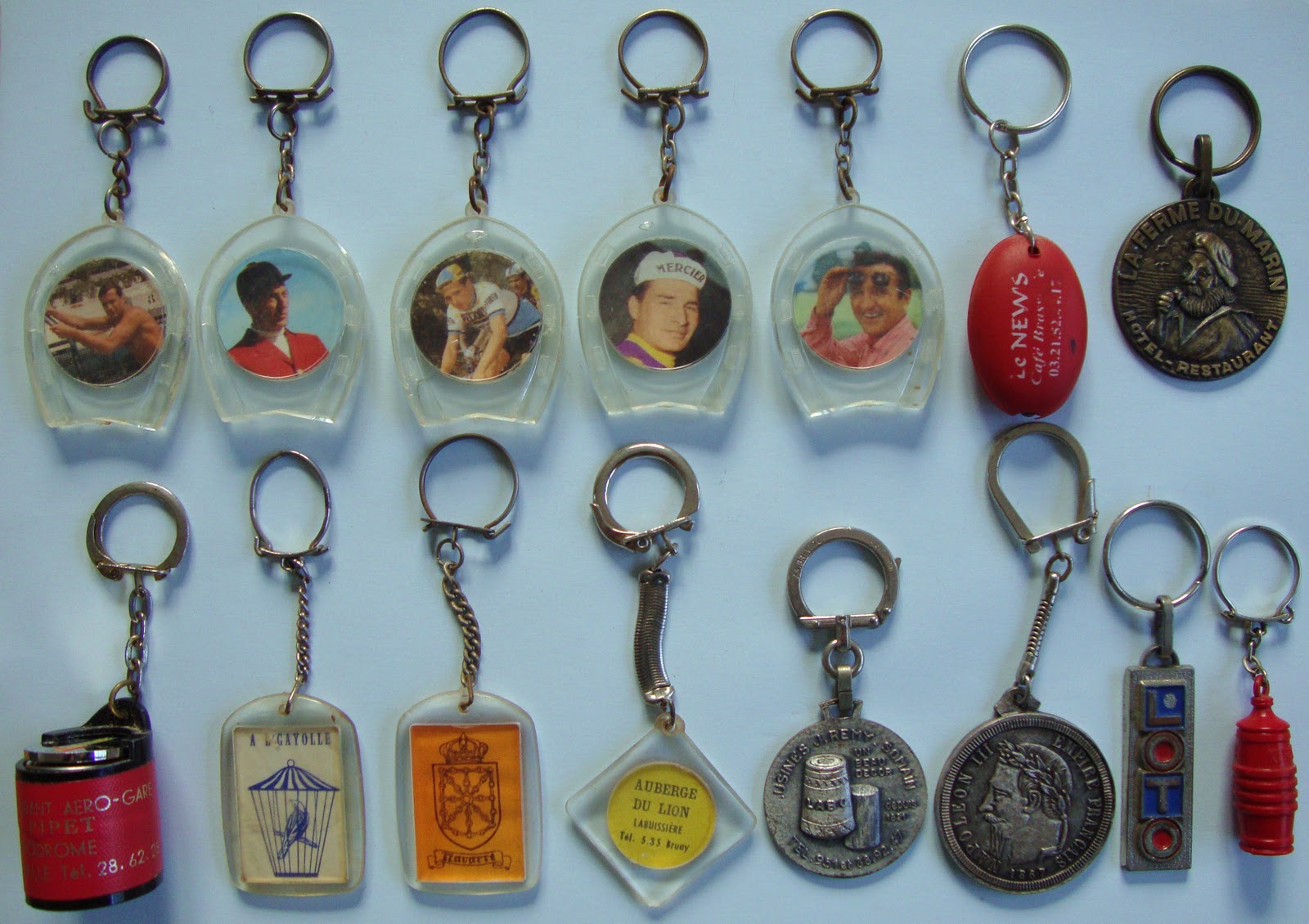 Porte-clés Vintage Racing Club De Lens Années 60 - RCL - Guy Senac - Collector