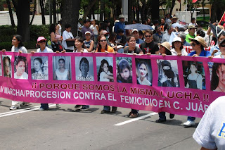 Manifestacion en Ciudad Juarez