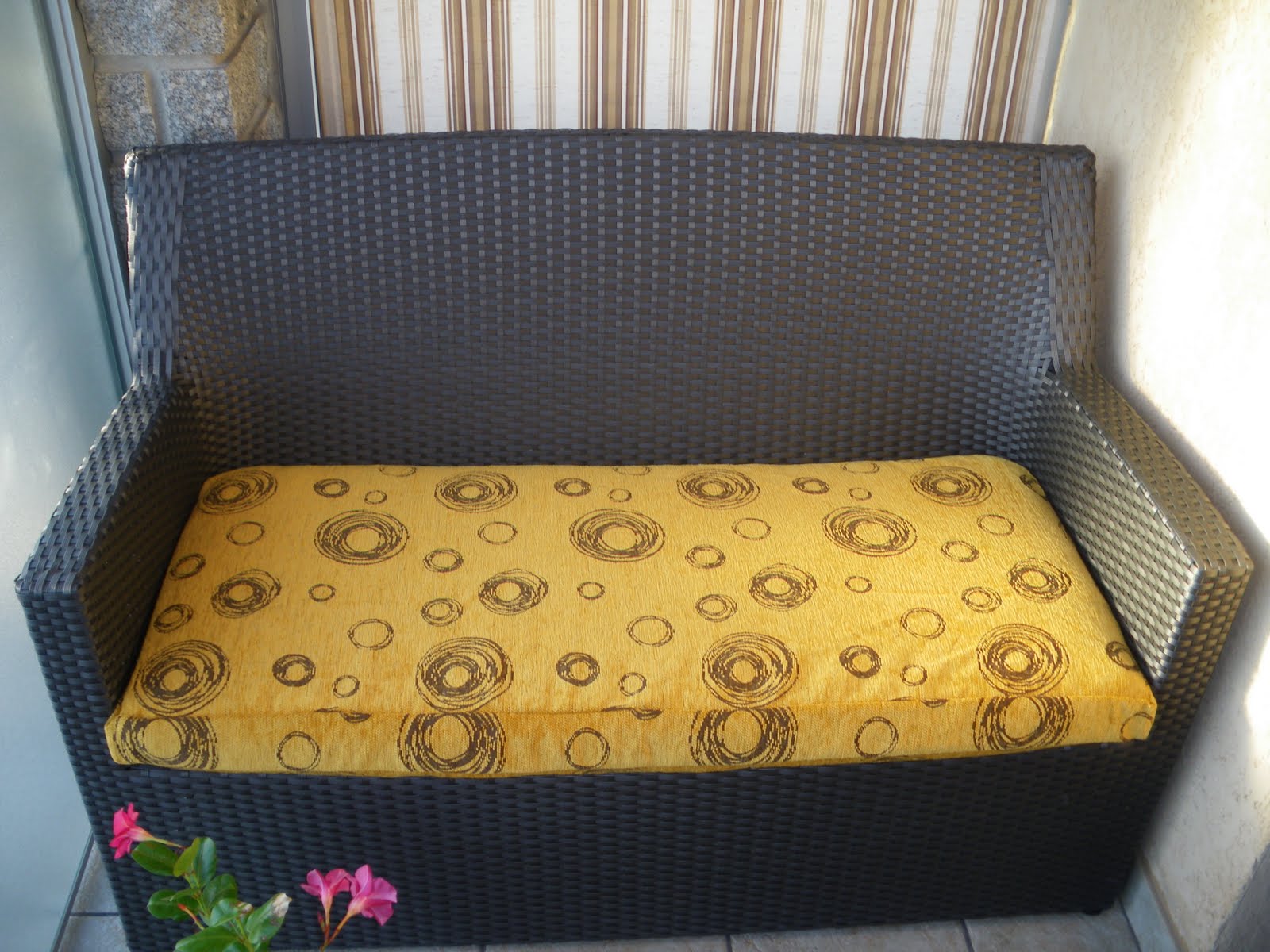 Les Bricol' d'la tortue: Coussins pour salon de jardin