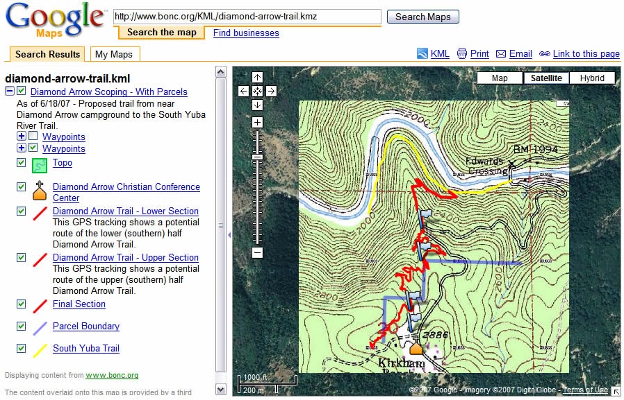 Using Google Earth - Da
