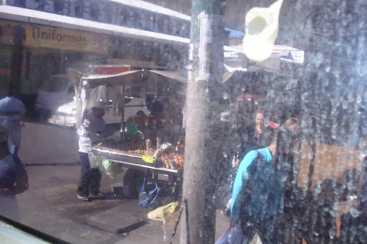 Taken from inside a 'tourist' bus