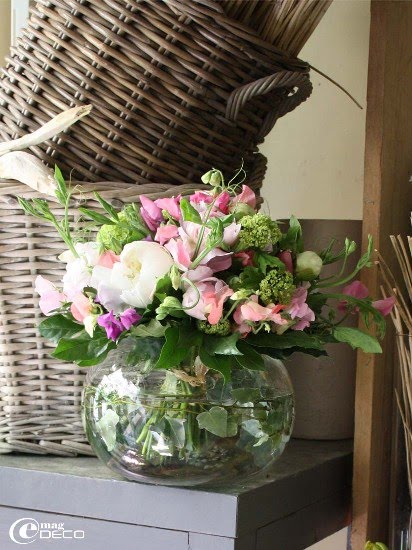 Report of homestyle magazine e-magDECO «Autres...», florist in Montpellier