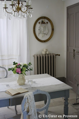 The lounge-library room of the guest house Un Cœur très Nature in France