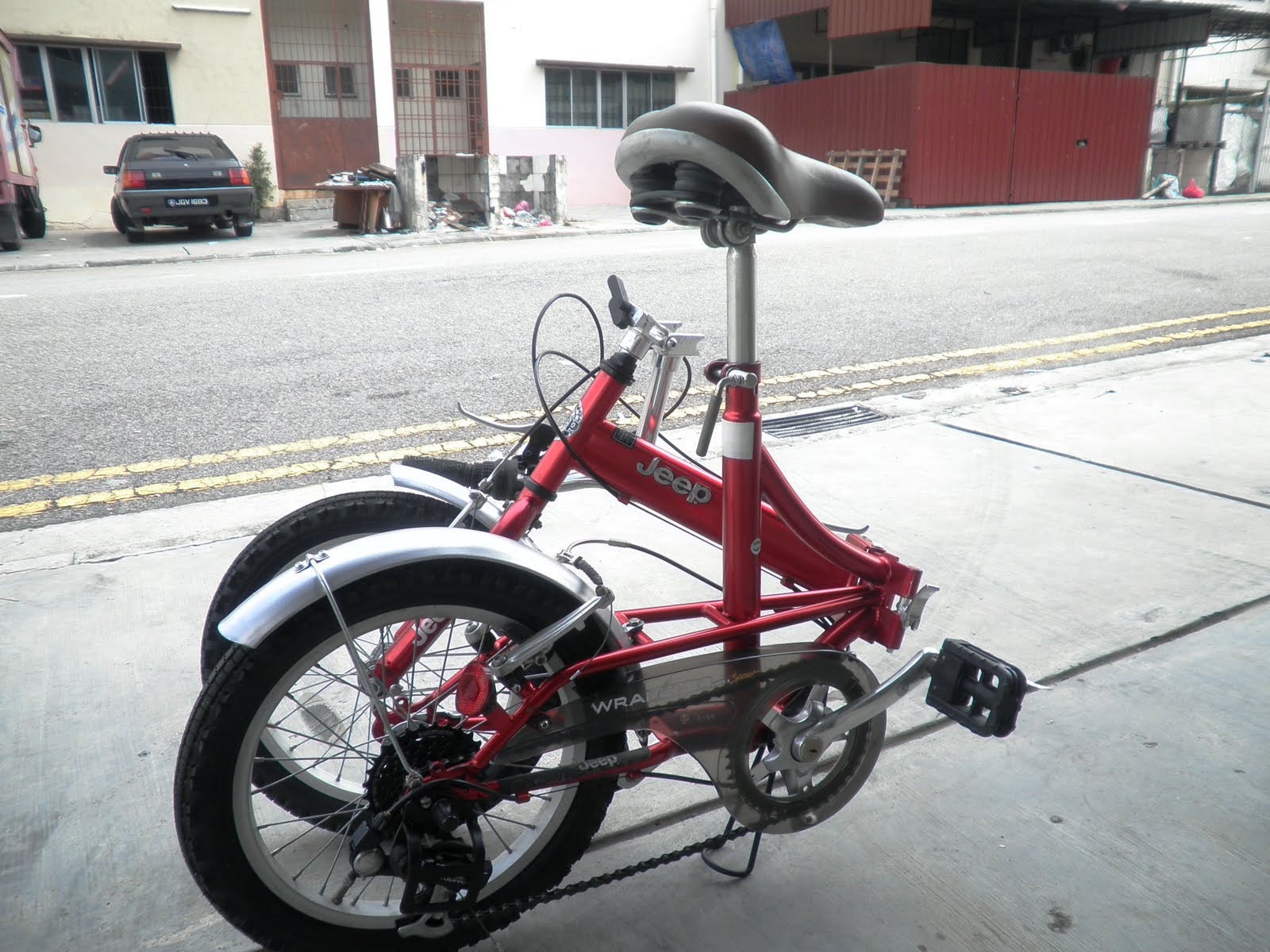 日本脚车 JEEP Folding Bike From Japan Selling Price RM 850 SOLD