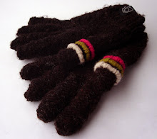 guantes bordados tonos café