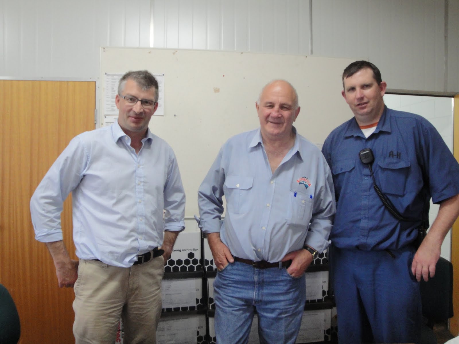 Huw Llandre's Nuffield Experience Dubbo, Roger Fletcher and Lyn Sykes