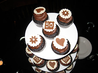 Rose Petals Cakery: 50th Birthday Cupcakes