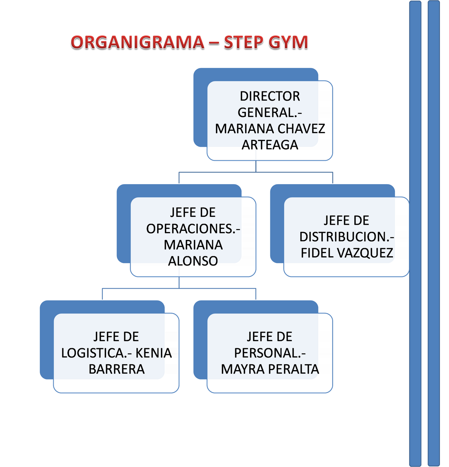 Step Gym Online: ORGANIGRAMA