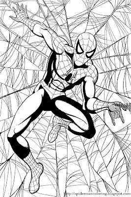 Spiderman Coloring Sheets on Spiderman Coloring  Free Spiderman Coloring