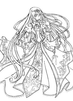 PRINCESS COLOURING PAGES | The Music Chamber
