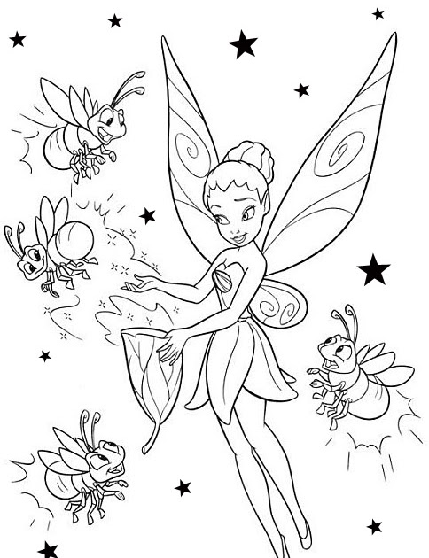 fairy bratz coloring pages - photo #1