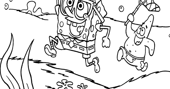 gangster spongebob squarepants coloring pages - photo #48